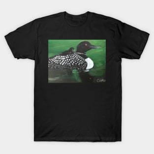 Loon and chick T-Shirt